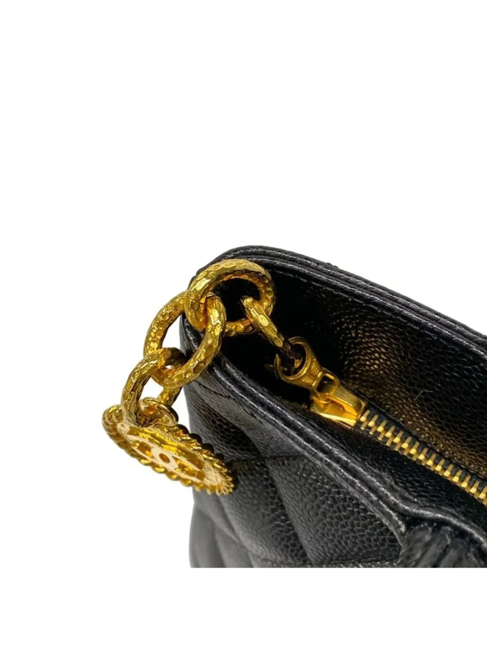 Chanel Tote Bag Reissue Black Gold